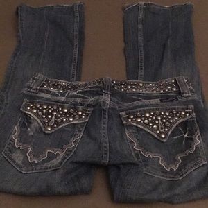 Miss me bedazzled jeans size 26